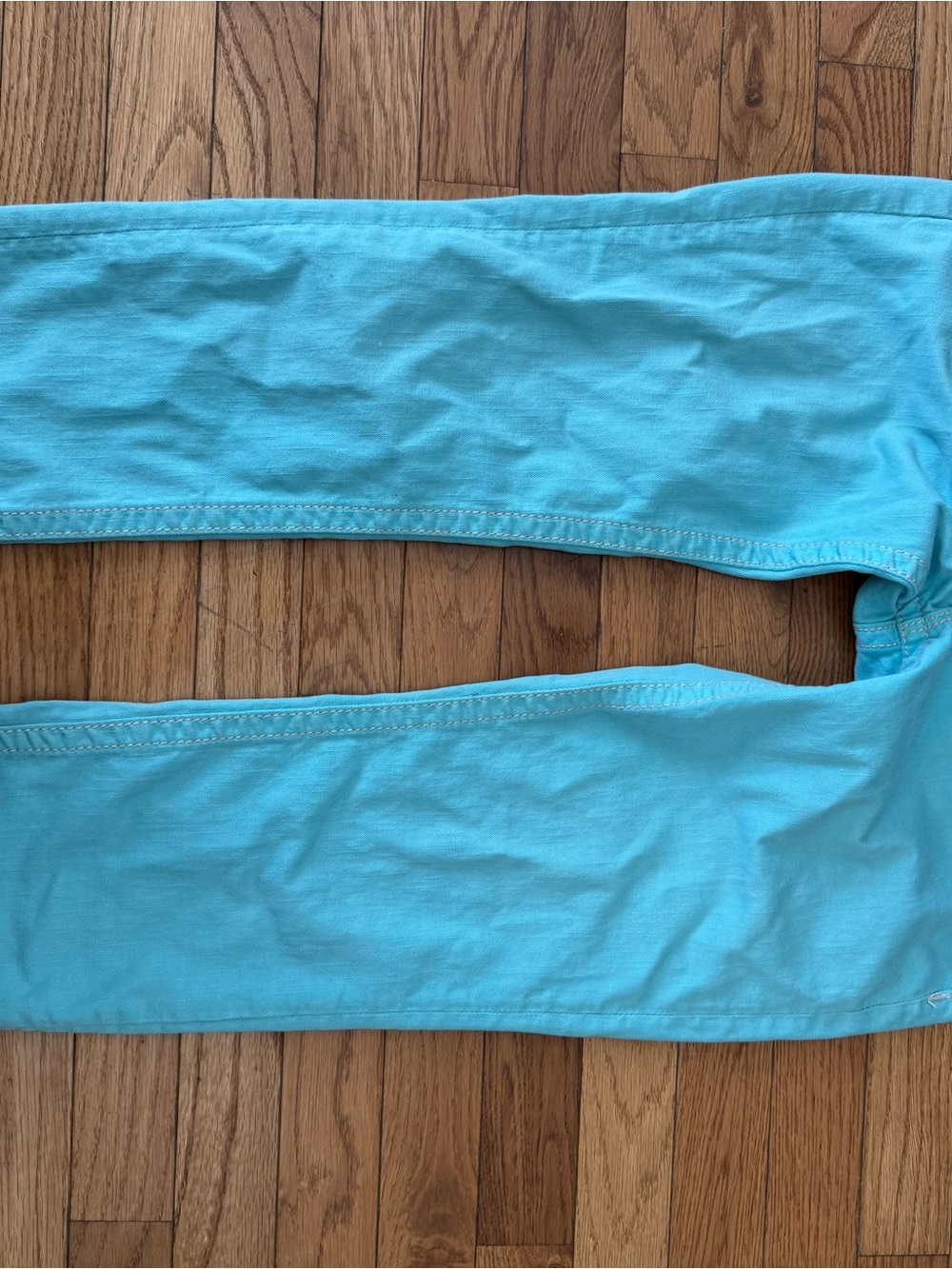 Miss Me Bright Turquoise Ankle Pants